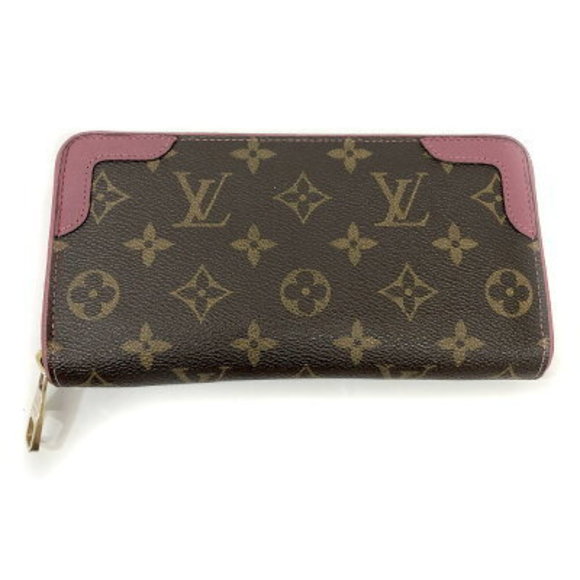 Louis Vuitton Zippy Wallet Retiro long brown Rose Pink - Picture 1 of 6
